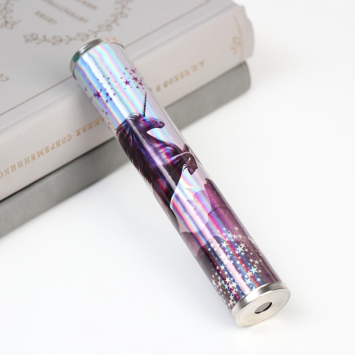 Калейдоскоп Калейдоскоп "Единорог и северное сияние" 17х3х3 см