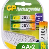 Аккумулятор бытовой GP R6 AA BL2 NI-MH 2100mAh в пластиковой упаковке (2/20/200)
