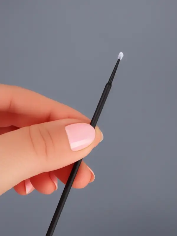 Микробраши для наращивания и ламинирования ресниц, набор - 10 шт., 9.5 см, чёрная