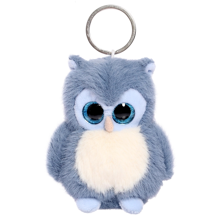 Мягкая игрушка «Сова», цвет голубой, 11 см Мягкая игрушка «Сова», цвет голубой, 11 см