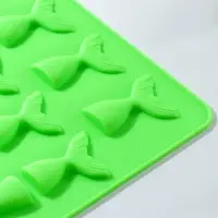 Форма для шоколада Доляна &laquo;Хвост&raquo;, силикон, 25&times;22.5&times;0.4 см, 18 ячеек (5.3&times;4 см), МИКС