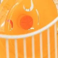 Клетка для грызунов &laquo;Пижон&raquo;, 27&times;21&times;31 см, укомплектованная, с замком, жёлтая