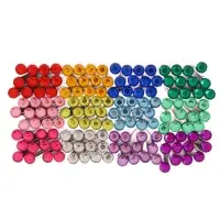 Карандаш чернографитный &laquo;Радуга&raquo;, НВ, круглый, деревянный, голографический корпус, со стразой