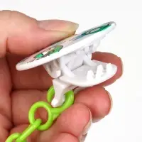 Соска - пустышка с держателем Крошка Я &laquo;Птички&raquo;, ортодонтическая, от 6 мес, зеленый