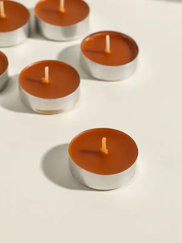 Набор свечей ароматических чайных &laquo;Корица-яблоко&raquo;, 6 шт.