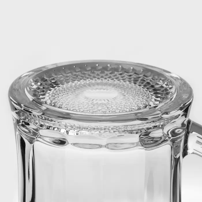 Пивная кружка &laquo;Ладья&raquo;, 500 мл, стекло, прозрачная