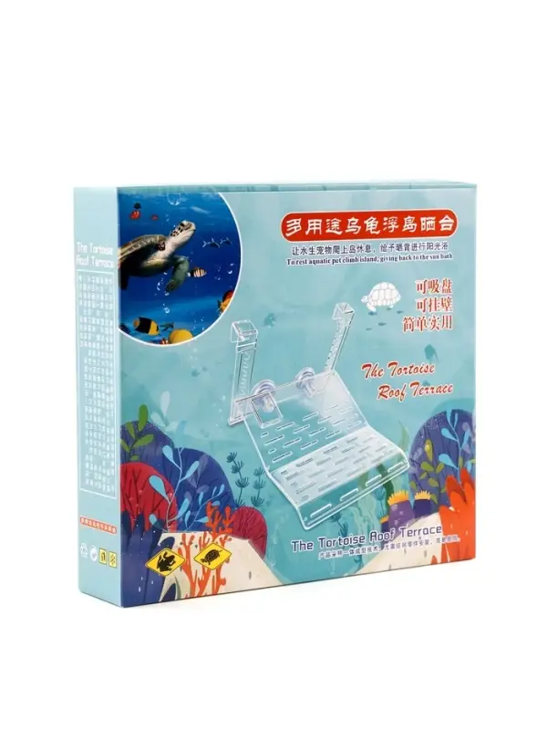 Мостик для черепах большой, 21.5&times;17.5&times;4 см, на присосках