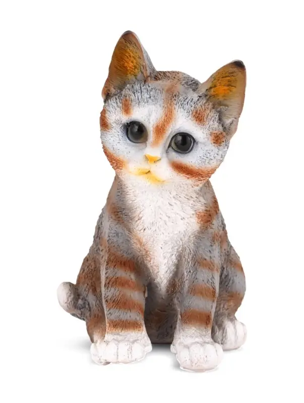 Садовая фигура из полистоуна &laquo;Полосатый Котёнок&raquo;, 20&times;14&times;12 см