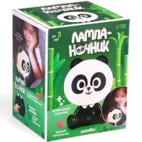Лампа - ночник ZABIAKA &laquo;Панда&raquo;, световые эффекты, работает от сети