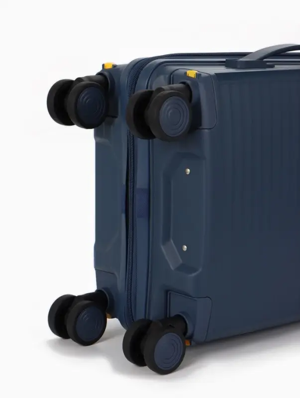 Чемодан на съёмных колёсах, 18", кодовый замок, 33&times;16&times;49 см, синий