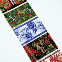 Пасхальные термонаклейки на 7 яиц &laquo;Русская&raquo;