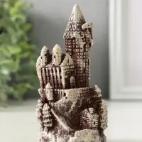Фигурка гипс &laquo;Замок&raquo;, 12&times;6 см, коричневая