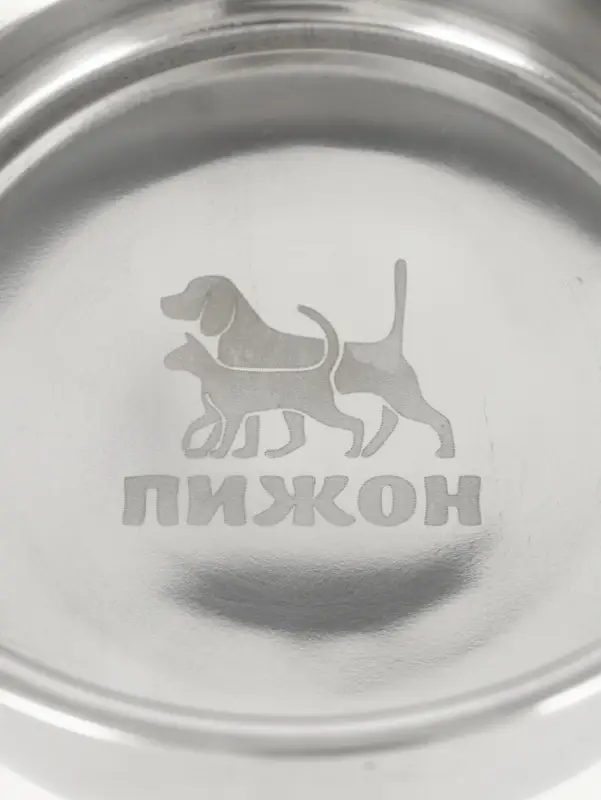 Миска, 600 мл, с креплением, металл