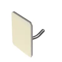 Крючки самоклеящиеся тм VETTA, 4,5x4,5см, нерж.сталь 201, 3 дизайна, 2шт