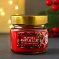 Ароматическая свеча в банке &laquo;Яблоки в карамели&raquo;, 100 мл, 14 ч