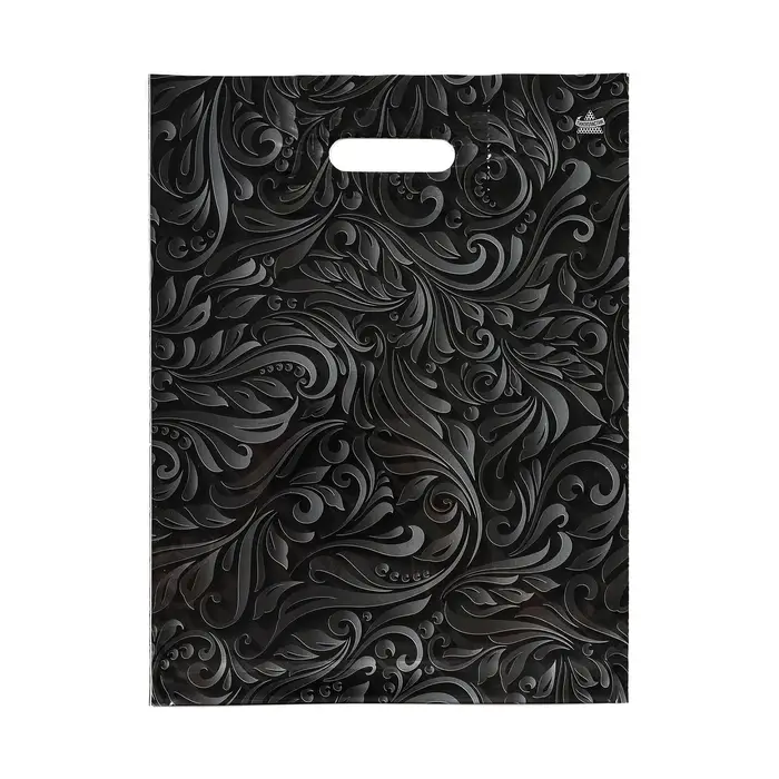 Пакет Пакет "Винтажные узоры", полиэтиленовый с вырубной ручкой, 30х39,5см, 60 мкм