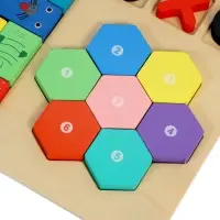 Деревянный  пазл Тетрис 3 в 1