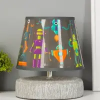 Лампа настольная RISALUX &laquo;Суше&raquo;, E27, 40 Вт, серая, 20&times;20&times;23 см