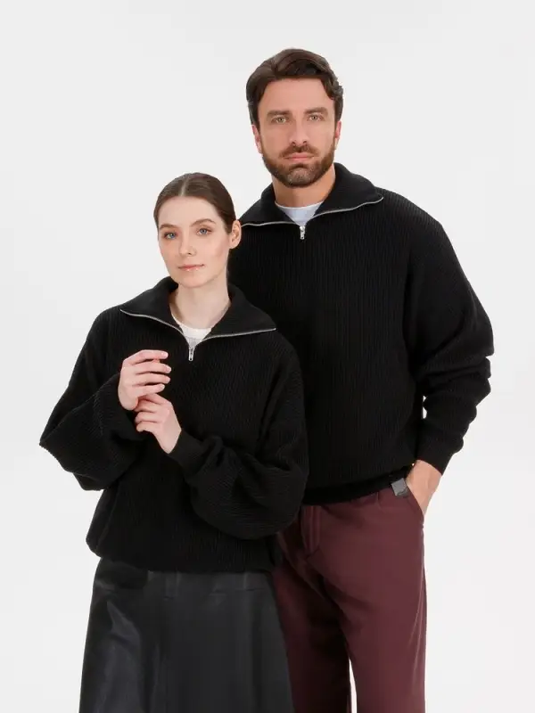 Джемпер Siluetti Birne, черный, размер S/M Джемпер Siluetti Birne, черный, размер S/M