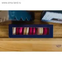 Коробка для макарун, кондитерская упаковка &laquo;Present&raquo;, 18 х 5.5 х 5.5 см