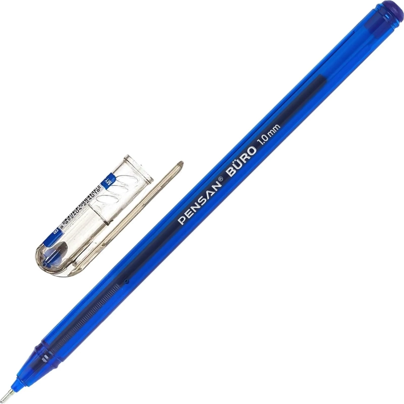 Ручка шариковая неавтомат. Pensan Buro,масл, синий 2270/50c
