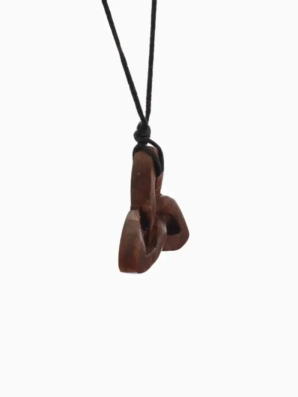 Кулон &laquo;Трилистник&raquo;, дерево соно