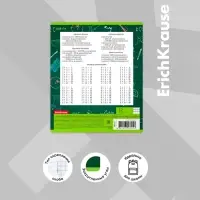 Тетрадь 12 листов в клетку ErichKrause «К доске!», обложка мелованный картон Тетрадь 12 листов в клетку ErichKrause «К доске!», обложка мелованный картон