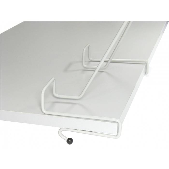 Подставка для книг, металлическая, для парт толщиной до 20 мм, серая Подставка для книг, металлическая, для парт толщиной до 20 мм, серая