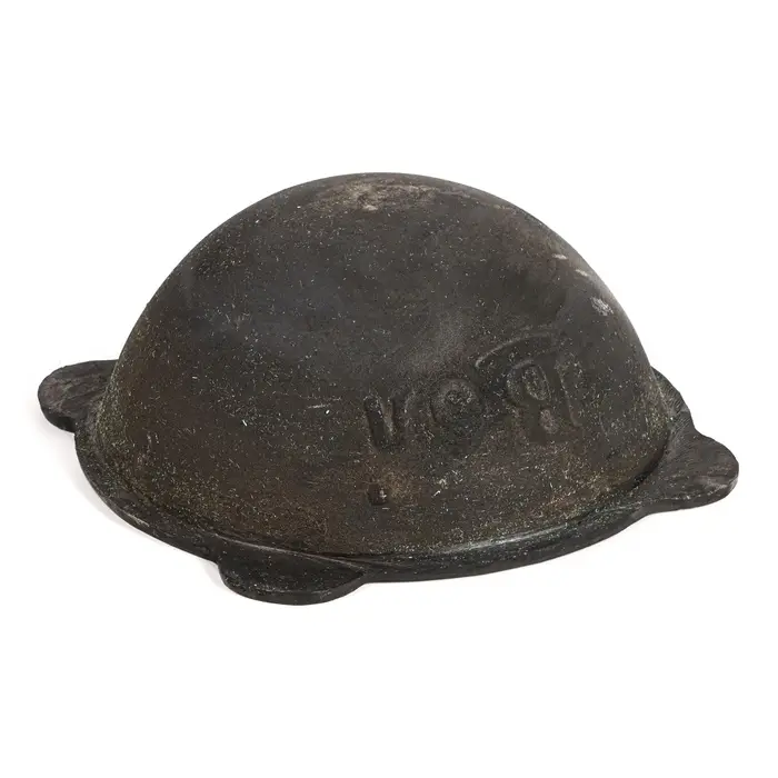 Казан, 6 л, круглое дно, алюминиевая крышка, чугун