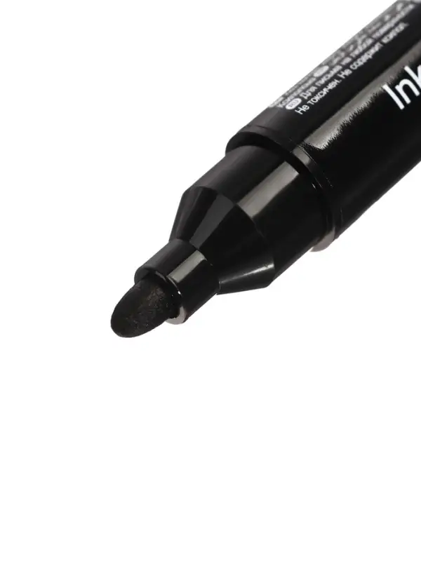 Маркер перманентный ErichKrause. Tank LP-600, чёрный, узел 2.5 мм, жидкий