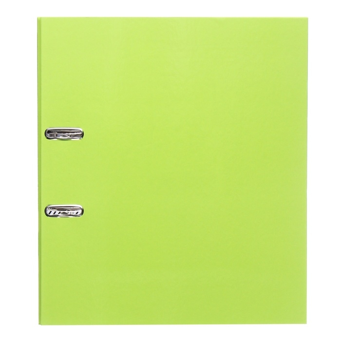 Папка-регистратор, Calligrata, А4, 75 мм, ламинированная, светло-зеленый Папка-регистратор, Calligrata, А4, 75 мм, ламинированная, светло-зеленый