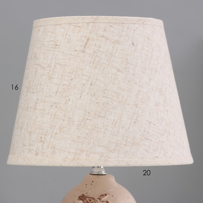 Настольная лампа Настольная лампа"Жираф" Е14 40Вт бежевый 20х20х32см