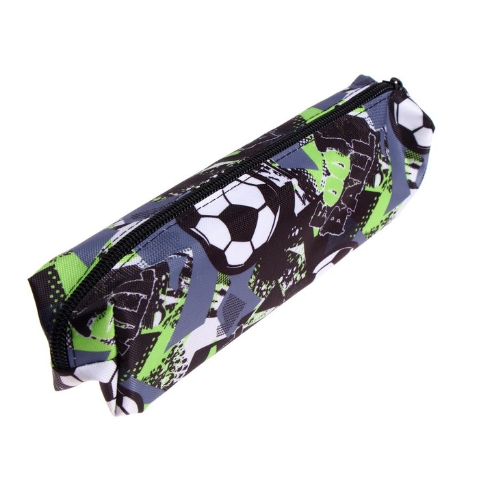 Пенал школьный на молнии Пенал школьный на молнии "Футбол", МИКС