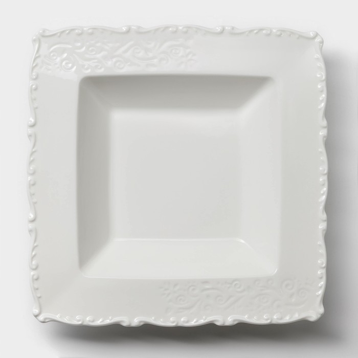 Тарелка глубокая фарфоровая Magistro Kingdom, 340 мл, 22×4 см Тарелка глубокая фарфоровая Magistro Kingdom, 340 мл, 22×4 см