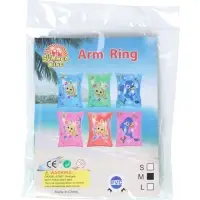 Нарукавники для плавания, размер M, цвет зеленый