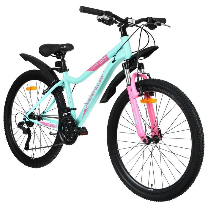 Велосипед 26 Велосипед 26" PROGRESS Lira RUS, цвет мятный, р. 17"