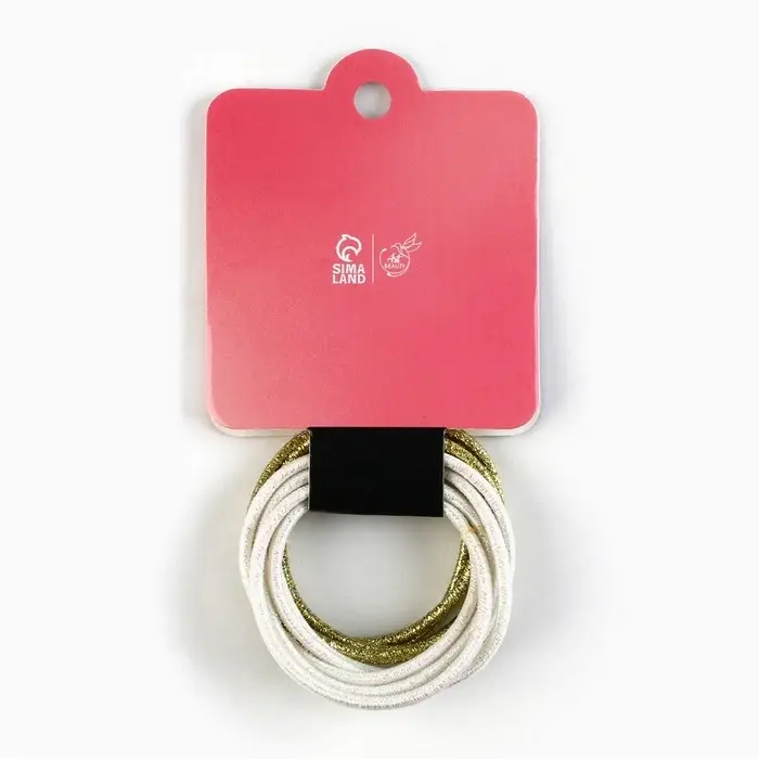 Резинки для волос «Love»10 шт., диам. 3,5 см