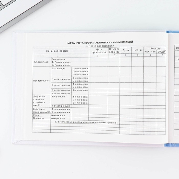 Медицинская карта в твердой обложке Форма №112/у «Наш малыш», 80 л Медицинская карта в твердой обложке Форма №112/у «Наш малыш», 80 л