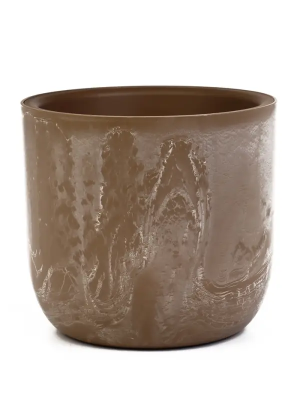 Кашпо со вставкой 7,8 л d28 см h25,5 см МИКРИТ бежевый слайн