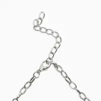 Колье "Летний вайб" морской мир, цвет серебро