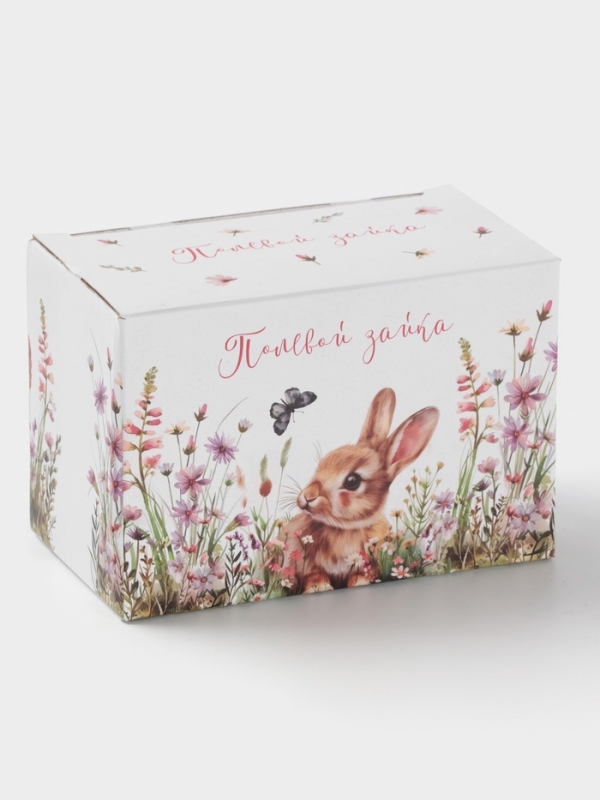 Набор для специй Доляна «Зайка», керамика, 2 предмета: солонка, перечница 130 мл, 11.5×6.2×8.8 см, белый