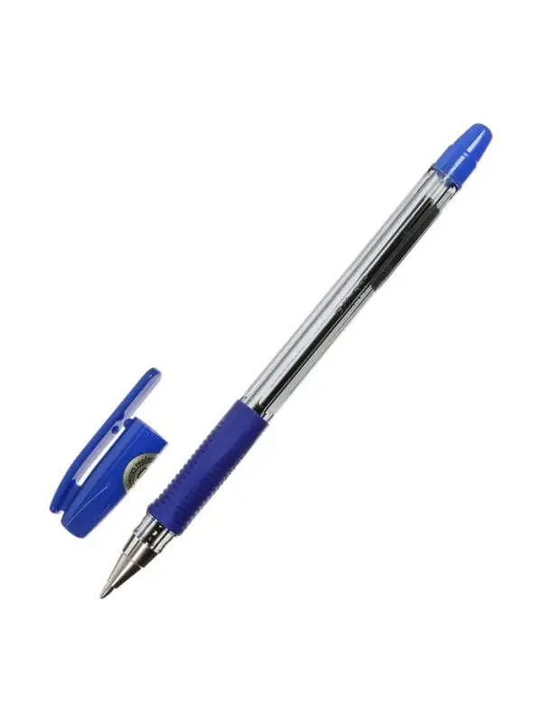 Набор шариковых ручек Pilot BPS-GP, 4 штуки, синий стержень, на масляной основе, узел 1.0 мм, резиновый упор