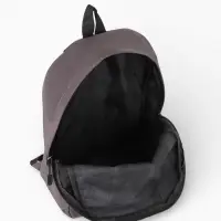 Рюкзак школьный, однотонный, 1 отделение, 3 кармана, 28&times;13&times;39 см, серый