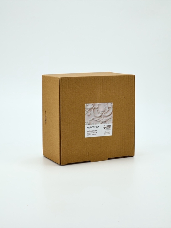 Чайная пара Dolce Ceramo. «Классика», 2 предмета: кружка 280 мл, блюдце d=16 см Чайная пара Dolce Ceramo. «Классика», 2 предмета: кружка 280 мл, блюдце d=16 см