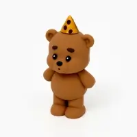 Фигурка-топпер для торта &laquo;Мишка задувает свечку&raquo;