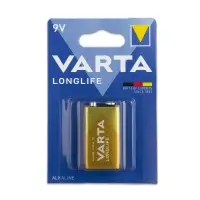 Батарейка Varta LONGLIFE Крона 6LR61 BL1 Alkaline 9V (4122) (1/10/50)