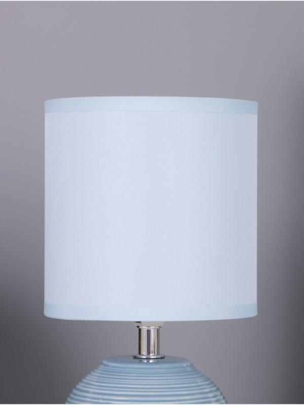 Лампа настольная Лампа настольная "Бриз" 1х40Вт Е14 голубой 13х13х25см