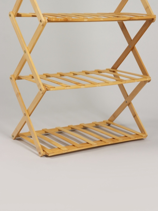 Подставка для цветов Greengo, 6 полок, 50 × 25 × 110 см, напольная, бамбук Подставка для цветов Greengo, 6 полок, 50 × 25 × 110 см, напольная, бамбук
