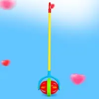 Каталка на палочке &laquo;Звонкий шар&raquo;, звенит