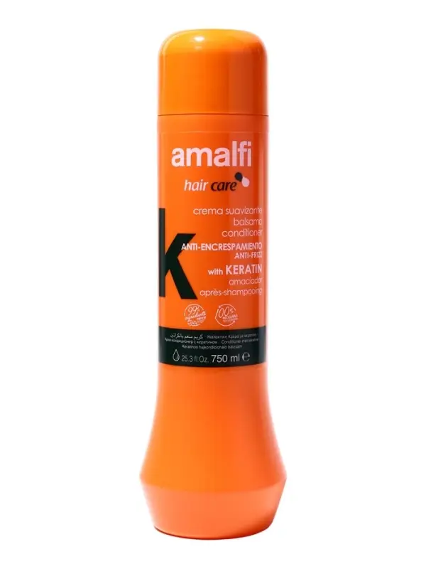 Кондиционер для волос AMALFI Keratin с кератином для вьющихся и спутанных волос, 750 мл